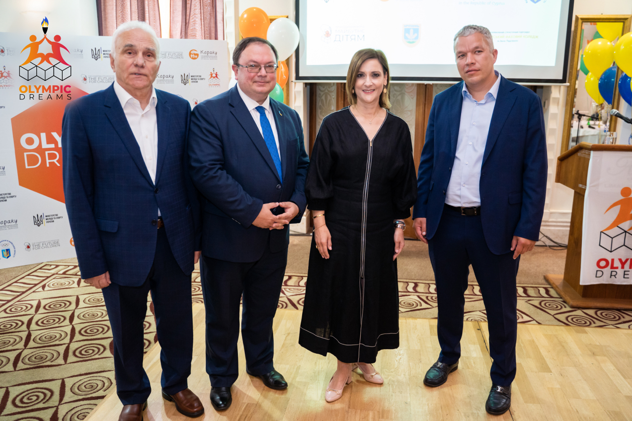 БФ “Майбутнє – дітям” та Фонд Kepaky розпочали новий сезон Olympic Dreams за підтримки Першої Леді Кіпру